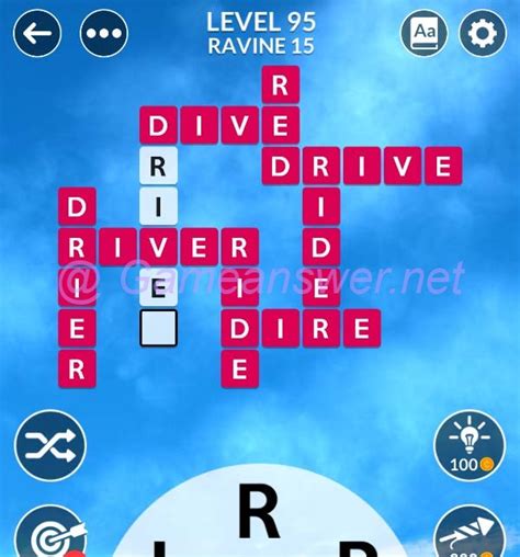 Wordscapes Level 95 Answers [ + Bonus Words ].